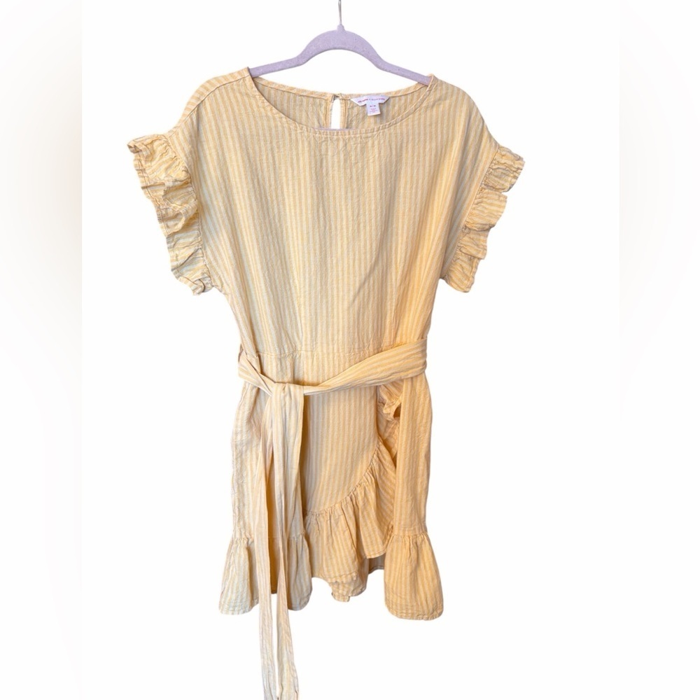 Joe Fresh x Jillian Harris "Sunshine Ruffle Dress" Size Medium - Picture 3 of 11